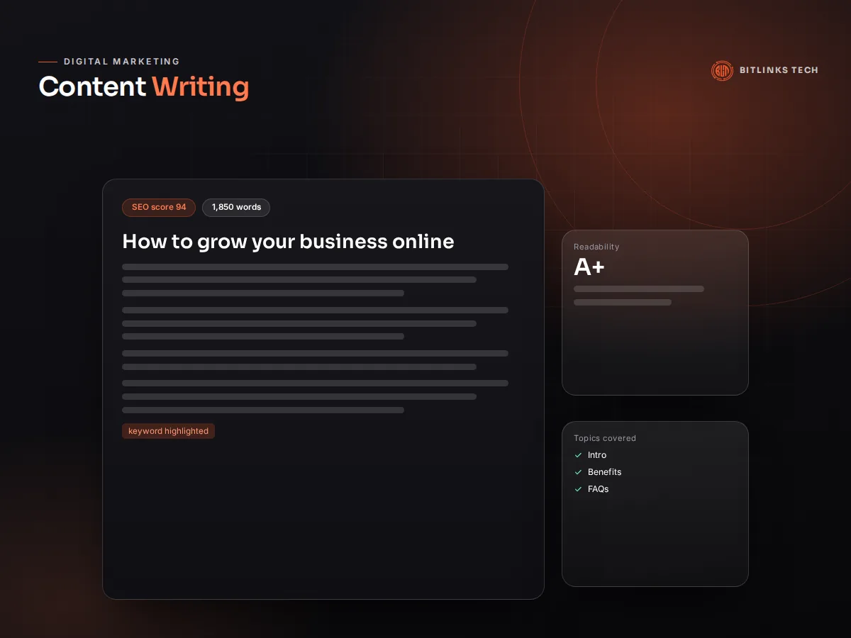 Best SEO and article content writing services