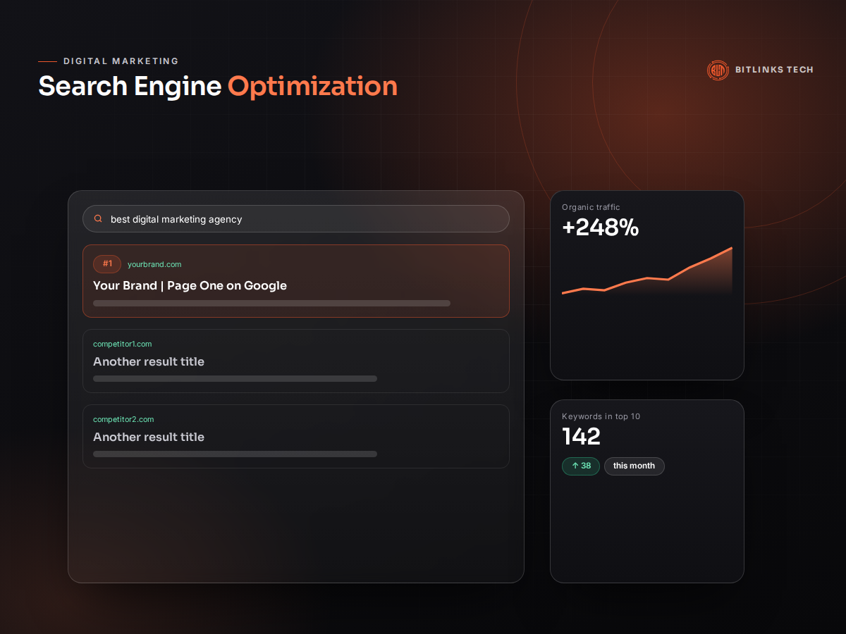 Search engine optimization and digital marketing strategy